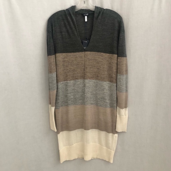 Armani Jeans Wool Alpaca Tunic Dress Colorblock Print Size Small or EU 40 NWT - Picture 1 of 16